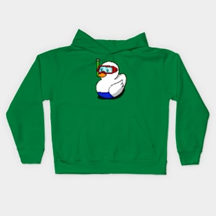 Duckys the Swimmer Kids Hoodie